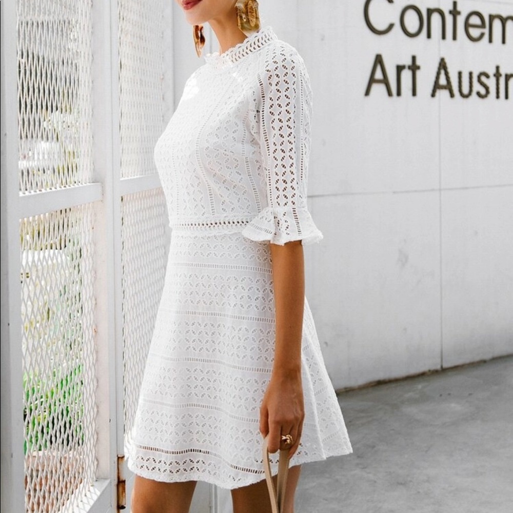 White dress